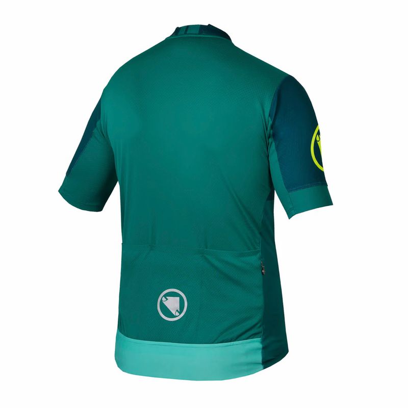 Мъжка колоездачна тениска Endura FS260 Print S/S emerald green 10