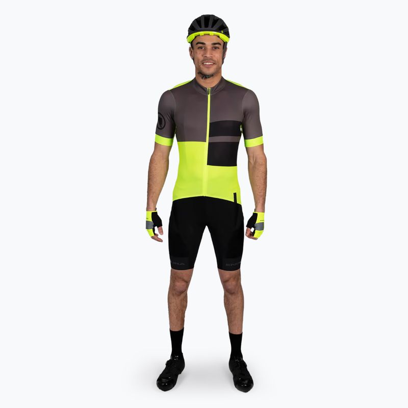 Мъжка колоездачна тениска Endura FS260 Print S/S hi-viz yellow 2