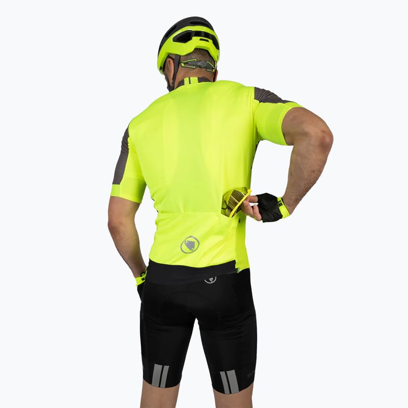 Мъжка колоездачна тениска Endura FS260 Print S/S hi-viz yellow 4