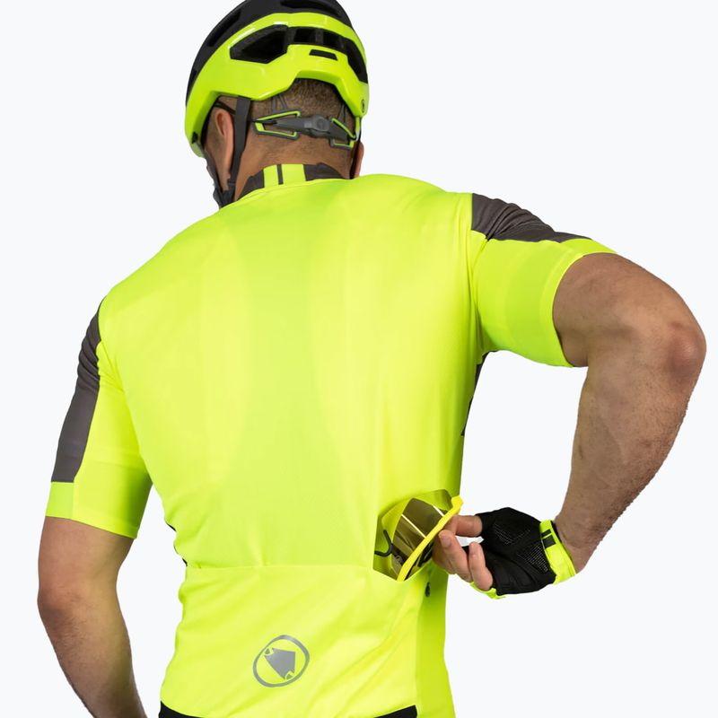 Мъжка колоездачна тениска Endura FS260 Print S/S hi-viz yellow 7