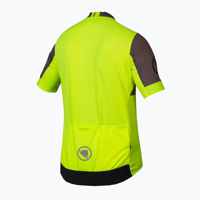 Мъжка колоездачна тениска Endura FS260 Print S/S hi-viz yellow 10