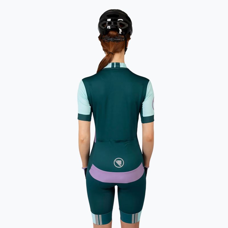 Дамска колоездачна тениска Endura FS260 Print S/S violet 3