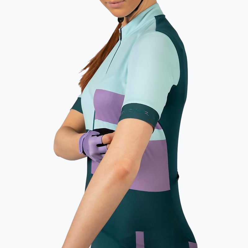 Дамска колоездачна тениска Endura FS260 Print S/S violet 6
