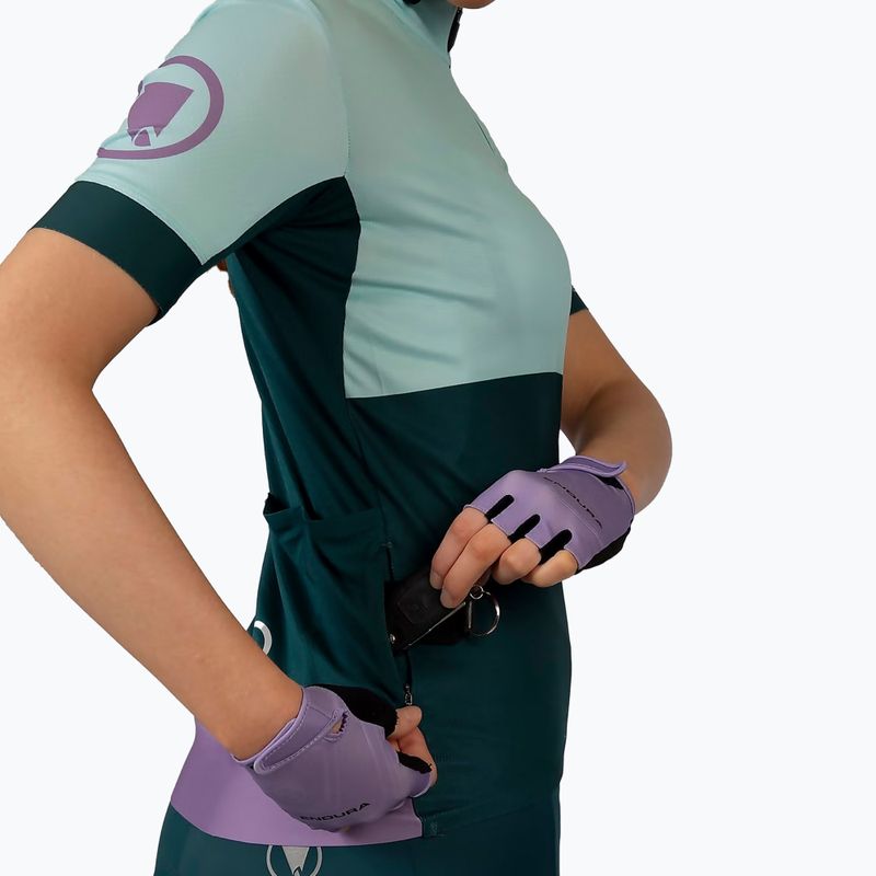Дамска колоездачна тениска Endura FS260 Print S/S violet 7