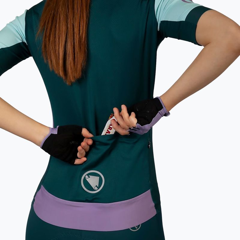 Дамска колоездачна тениска Endura FS260 Print S/S violet 8