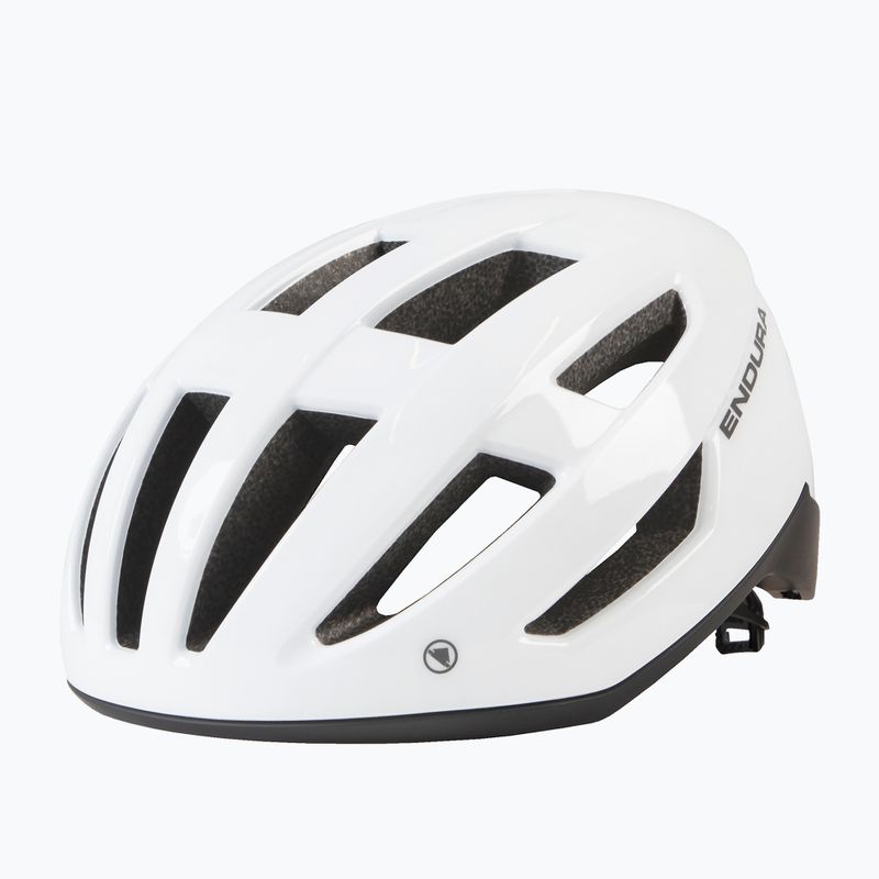 Бяла велосипедна каска Endura Xtract
