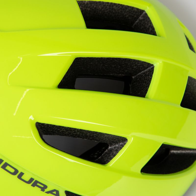 Каска за велосипед Endura Xtract hi-viz жълта 4