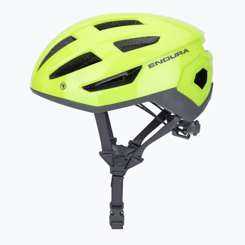 Каска за велосипед Endura Xtract hi-viz жълта 3