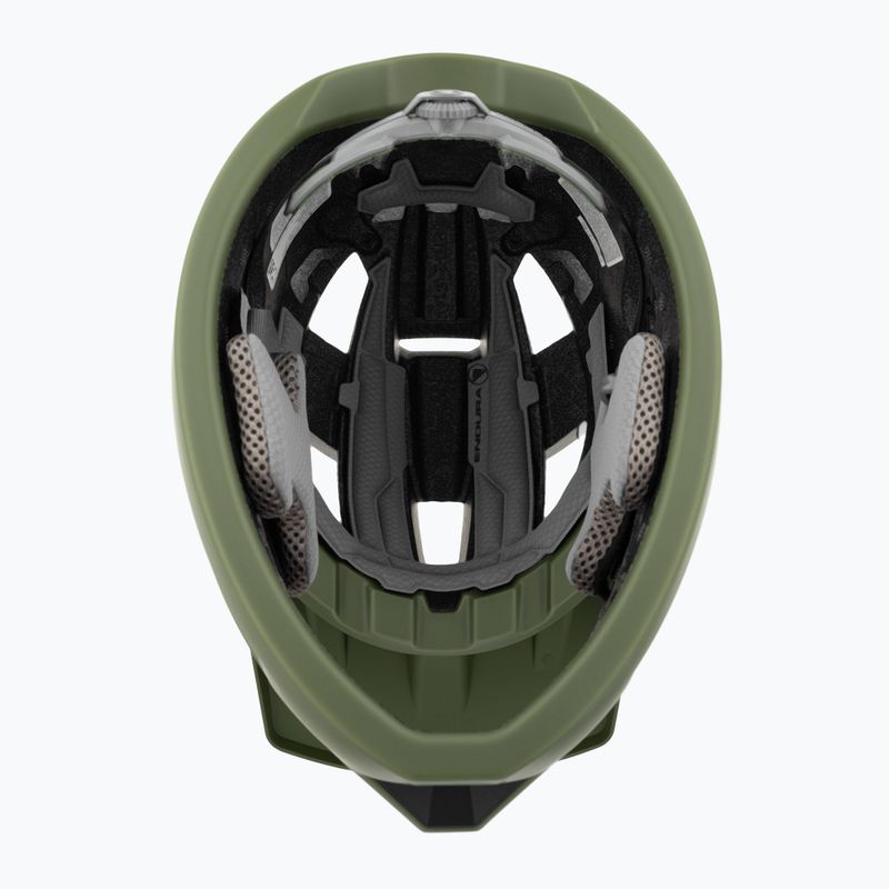 Детска велосипедна каска Endura Singletrack Full Face Youth olive green 5