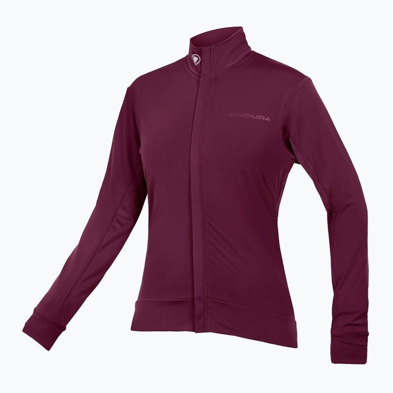 Дамска колоездачна блуза с дълъг ръкав Endura Xtract Roubaix aubergine 8