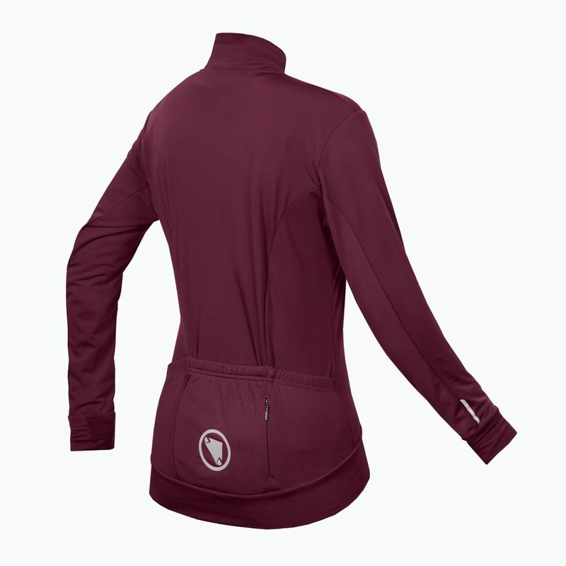 Дамска колоездачна блуза с дълъг ръкав Endura Xtract Roubaix aubergine 9