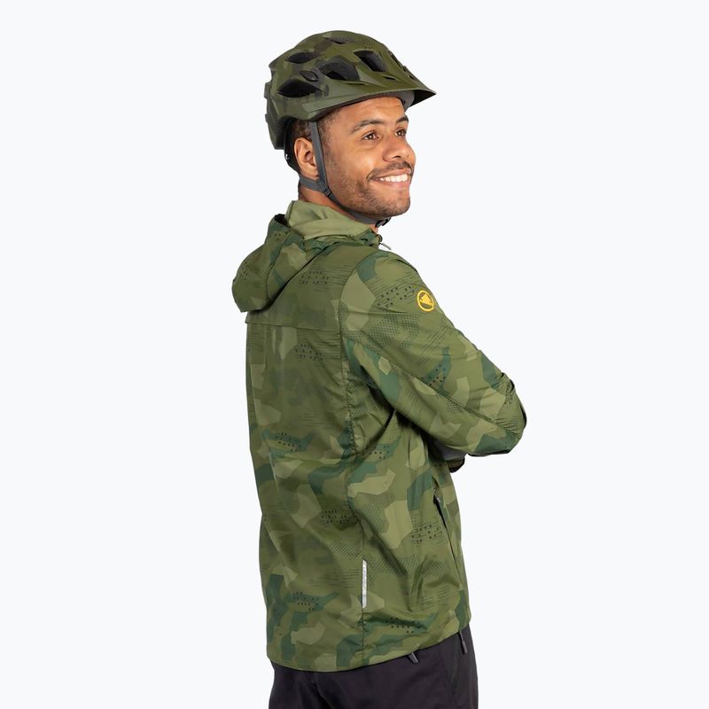 Мъжко яке за колоездене Endura Hummvee Windshell tonal olive 7