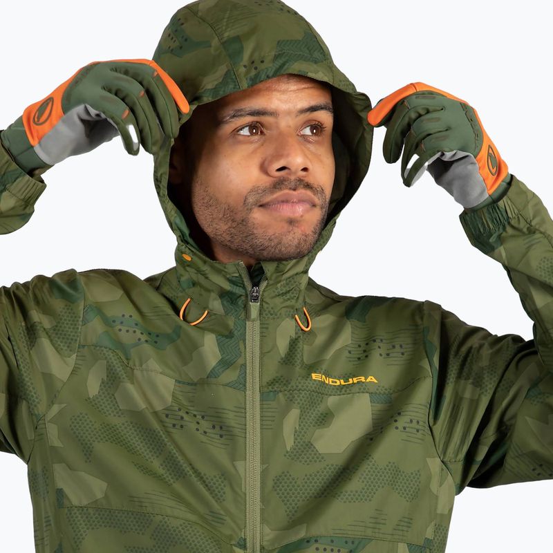 Мъжко яке за колоездене Endura Hummvee Windshell tonal olive 8