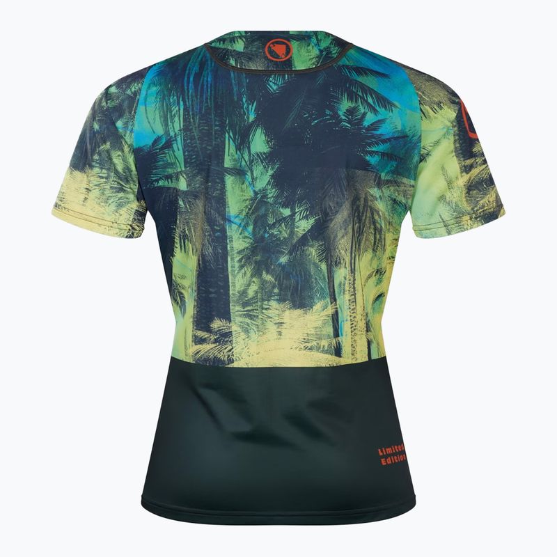 Дамска колоездачна тениска Endura Tropical Print Ltd ghillie green 8