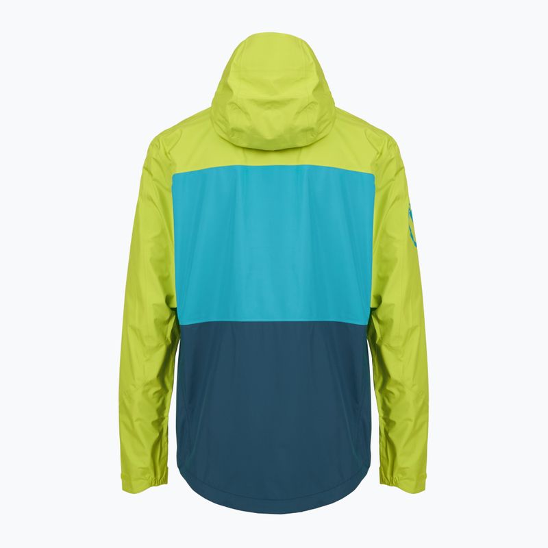 Мъжко яке за колоездене Endura Singletrack II Waterproof lime green 2