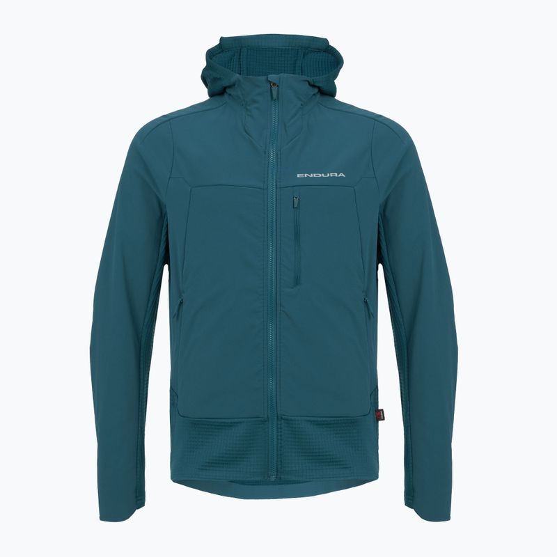 Мъжко яке за колоездене Endura MT500 Polartec barra blue