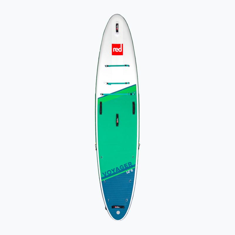 Red Paddle Co Voyager 12'6" зелена/бяла SUP дъска 3