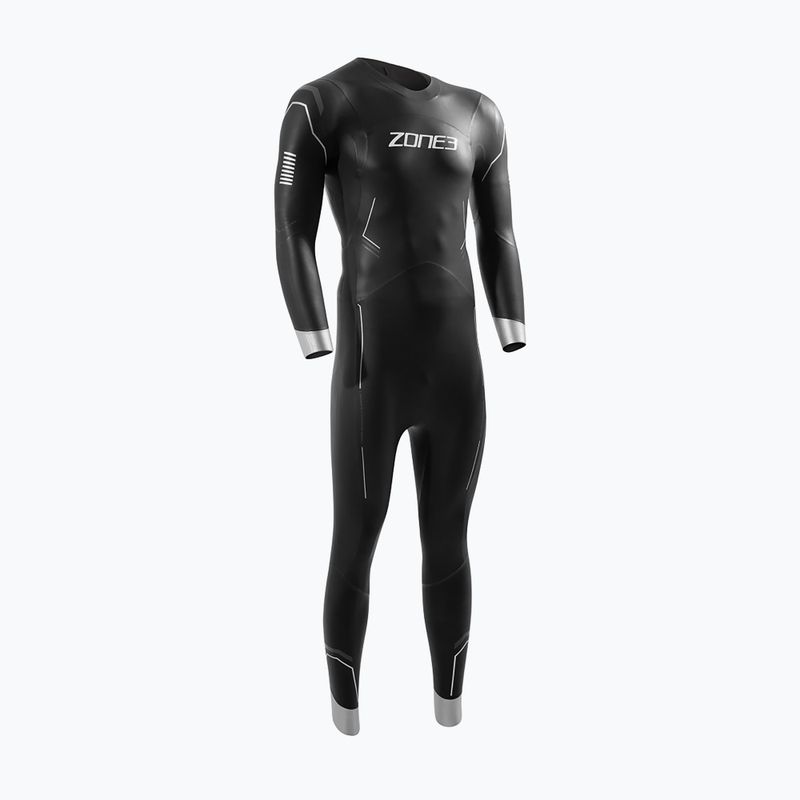 Мъжки костюм за триатлон ZONE3 Agile black/silver/gunmetal