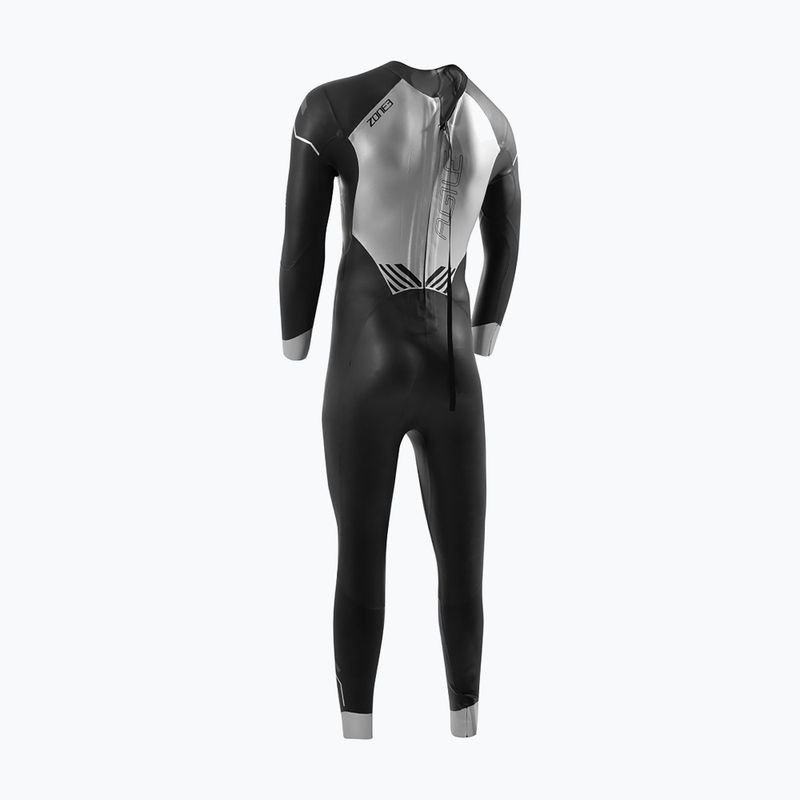 Мъжки костюм за триатлон ZONE3 Agile black/silver/gunmetal 2