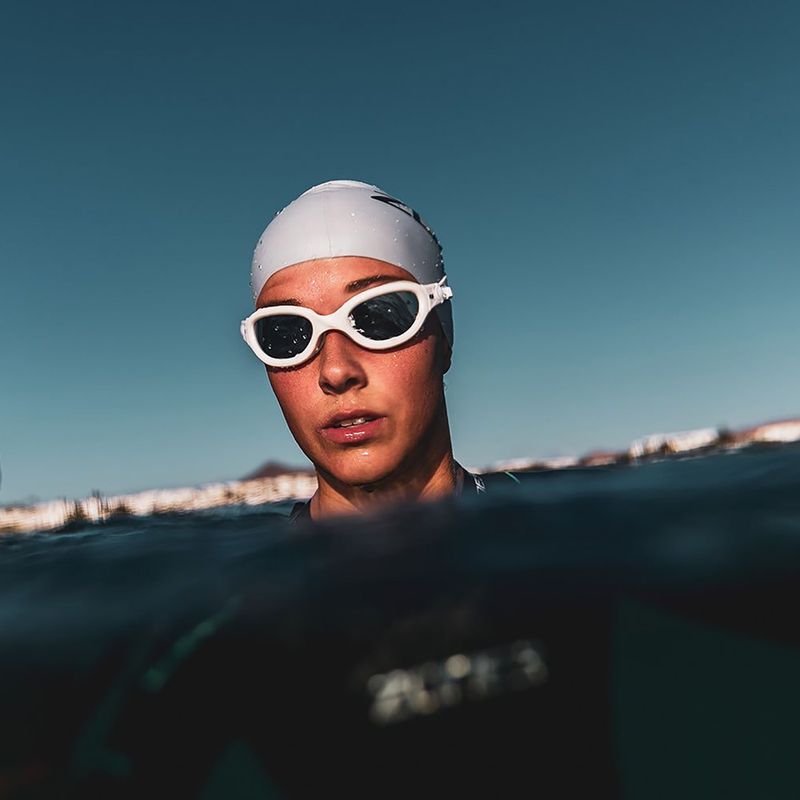 Очила за плуване ZONE3 Venator-X white/silver/polarised revo pink lens 2