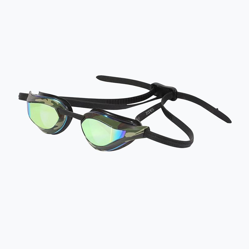 Очила за плуване ZONE3 Viper-Speed black/green/camo 5
