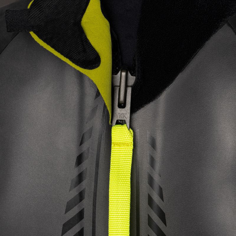 Мъжки неопренов костюм за триатлон ZONE3 Sleeveless Vision black/lime/gun metal 5