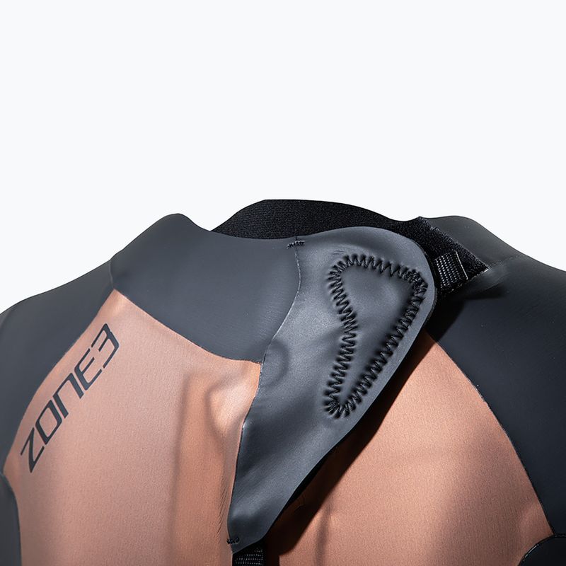 Дамски костюм за триатлон ZONE3 Thermal Agile 3 mm black/gold 4