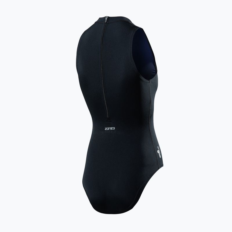 Дамски бански костюм от една част ZONE3 OWS Renew High Neck black 7