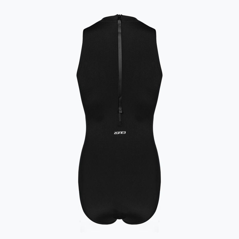 Дамски бански костюм от една част ZONE3 OWS Renew High Neck black 2