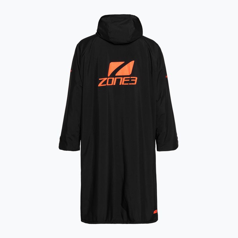 Парка ZONE3 Thermo Tech Changing Fleece Parka black/orange 2