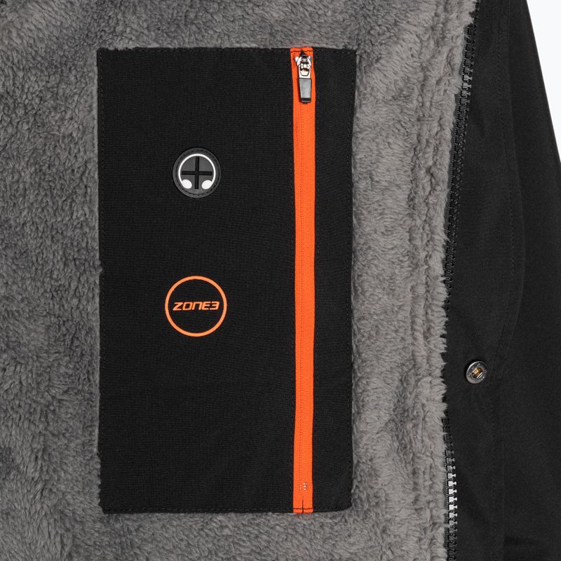 Парка ZONE3 Thermo Tech Changing Fleece Parka black/orange 8