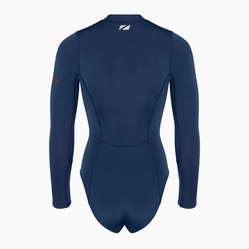 Дамски неопренов костюм за плуване ZONE3 Yulex Long Sleeve navy 2