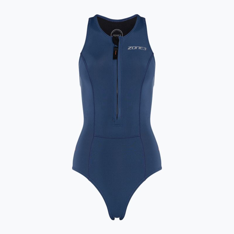 Дамски неопренов костюм за плуване ZONE3 Yulex Sleeveless navy