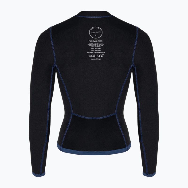 Дамска неопренова тениска ZONE3 Yulex Long Sleeve Top navy 6