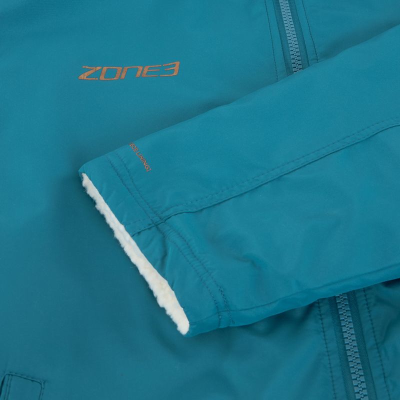 Дълго яке ZONE3 Recycled Thermo-tech Robe Parka teal/copper 3