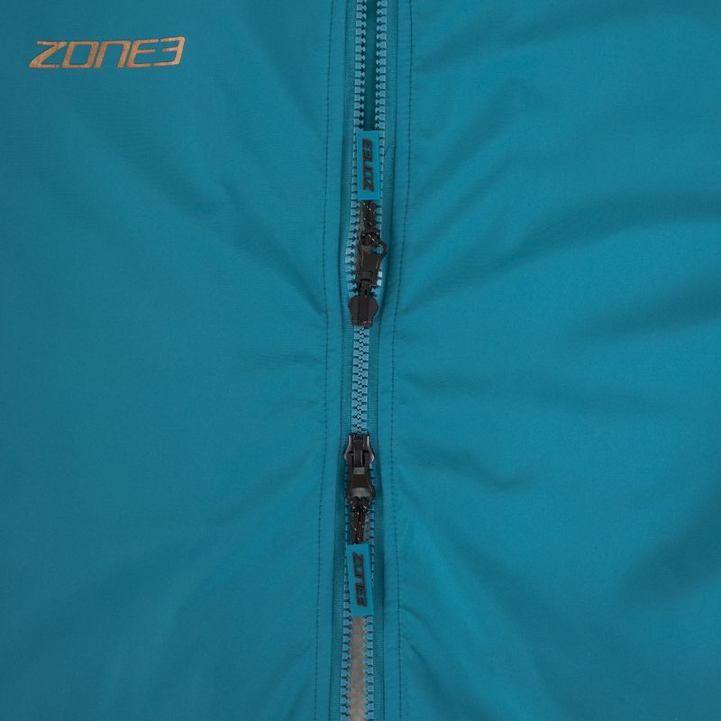 Дълго яке ZONE3 Recycled Thermo-tech Robe Parka teal/copper 4