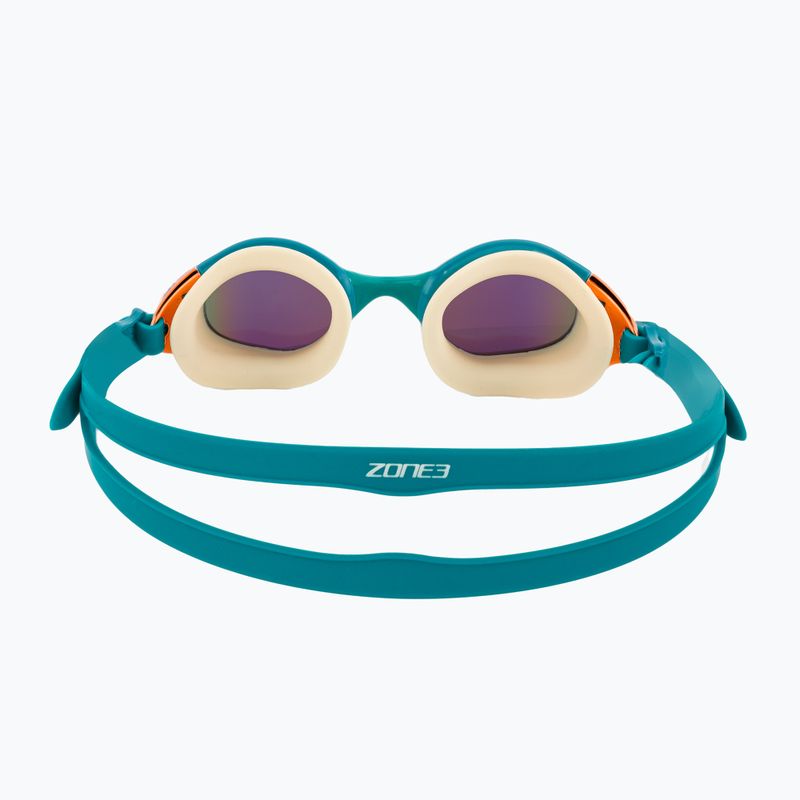 Очила за плуване ZONE3 Attack teal/cream/cooper 5