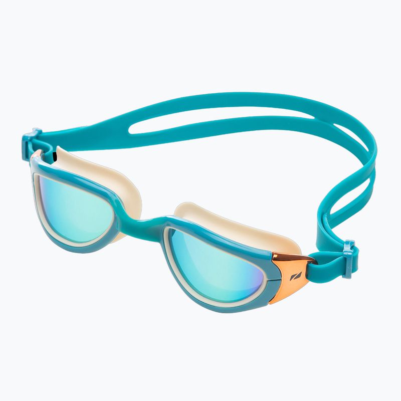 Очила за плуване ZONE3 Attack teal/cream/cooper 6