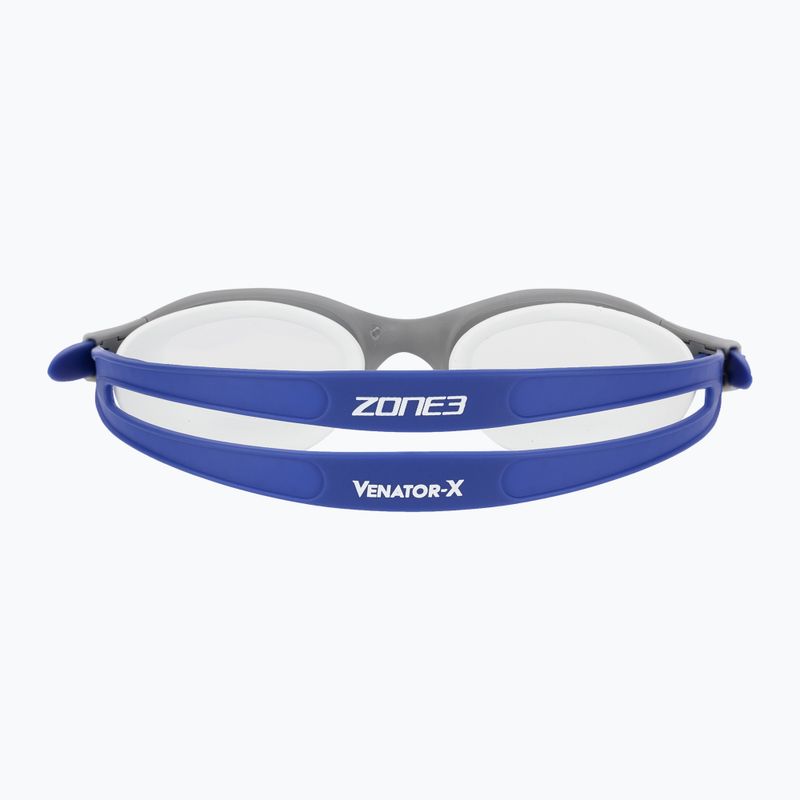 Очила за плуване ZONE3 Venator-X grey/royal blue/clear 5