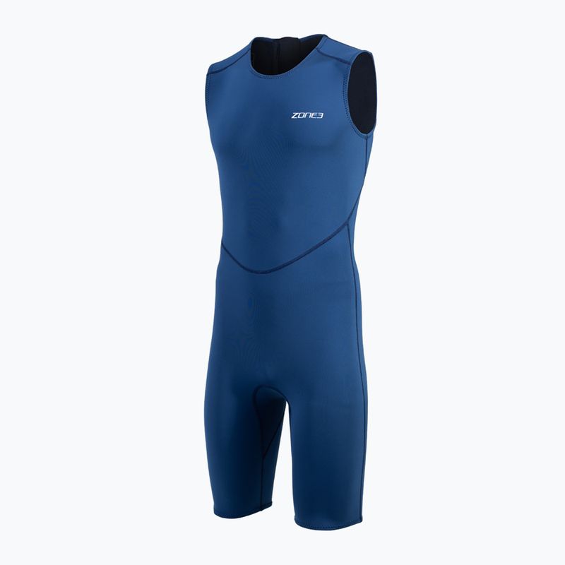 Мъжка пяна за плуване ZONE3 Yulex Kneeskin 1.5 mm navy/silver