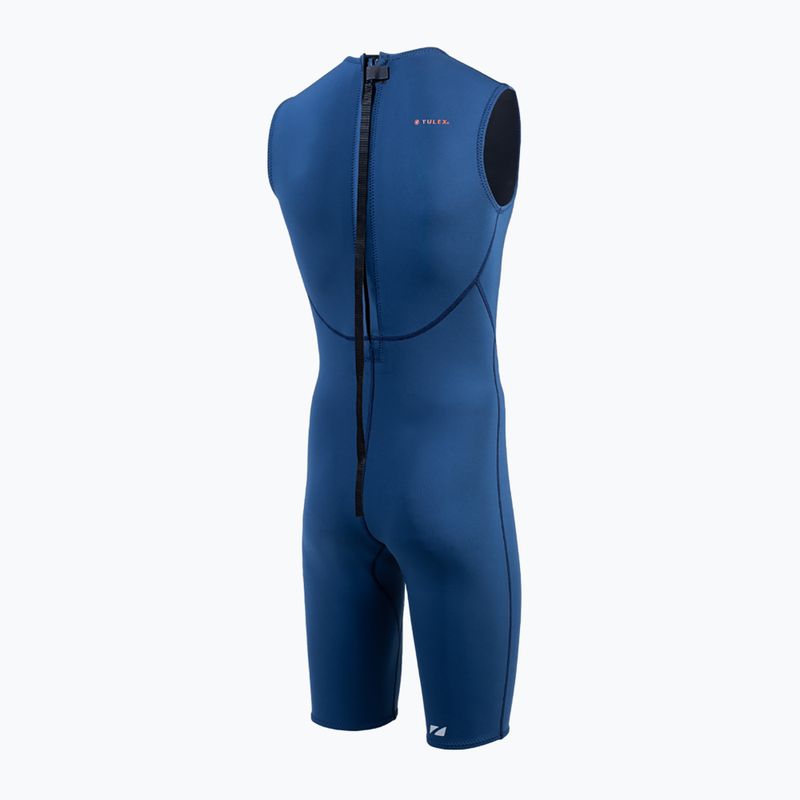 Мъжка пяна за плуване ZONE3 Yulex Kneeskin 1.5 mm navy/silver 2