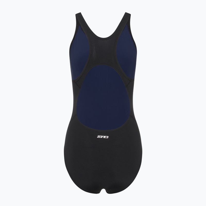 Дамски бански костюм от една част ZONE3 OWS Renew Classic black 2