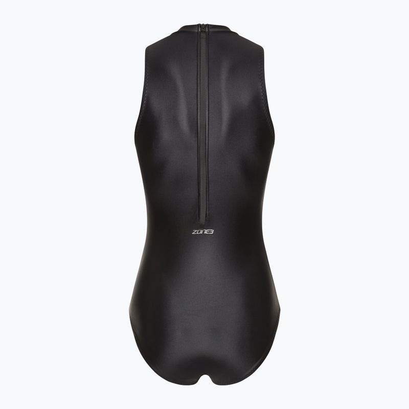 Дамски бански костюм от една част ZONE3 OWS Ti+ Thermal High Neck black 2