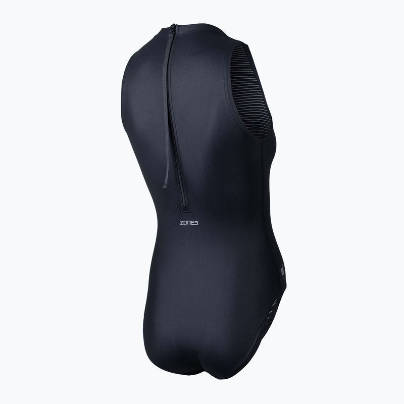 Дамски бански костюм от една част ZONE3 OWS Ti+ Thermal High Neck black 2