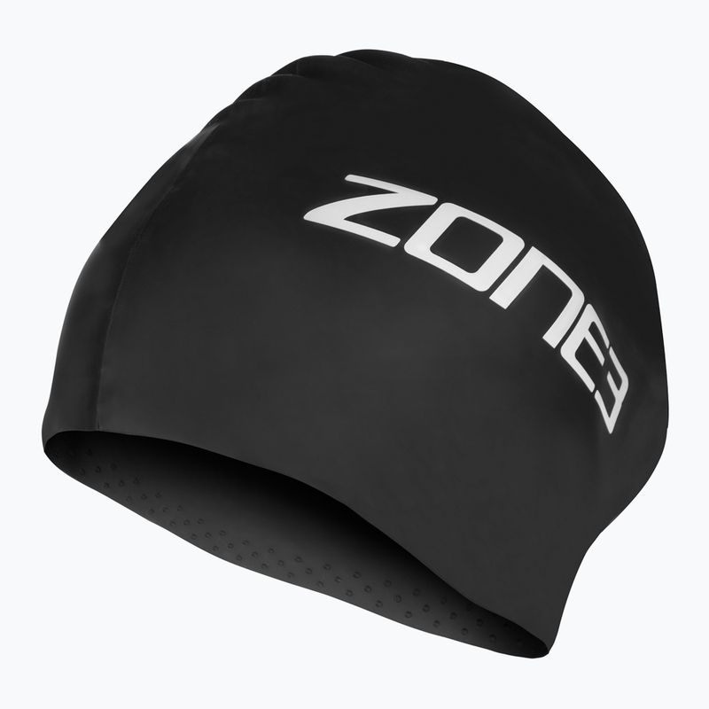 Шапка за плуване ZONE3 Extra Long Hair black