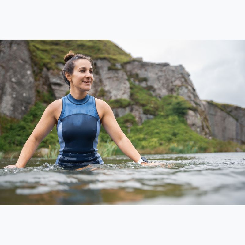 Дамски цял костюм за плуване ZONE3 Yulex Kneeskin multi blue/white 5