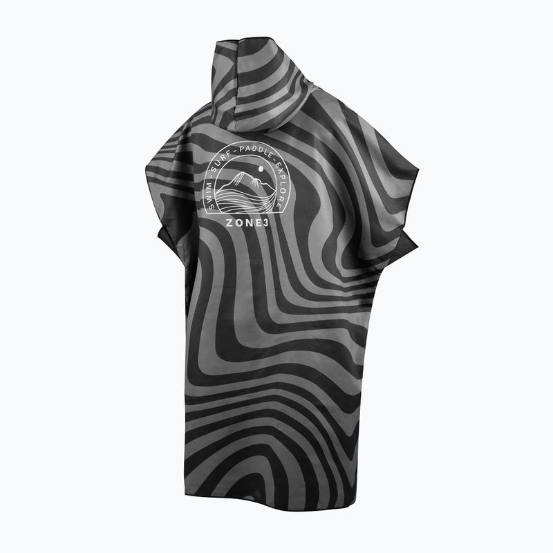 Пончо ZONE3 Microfibre Changing Robe black/grey 2