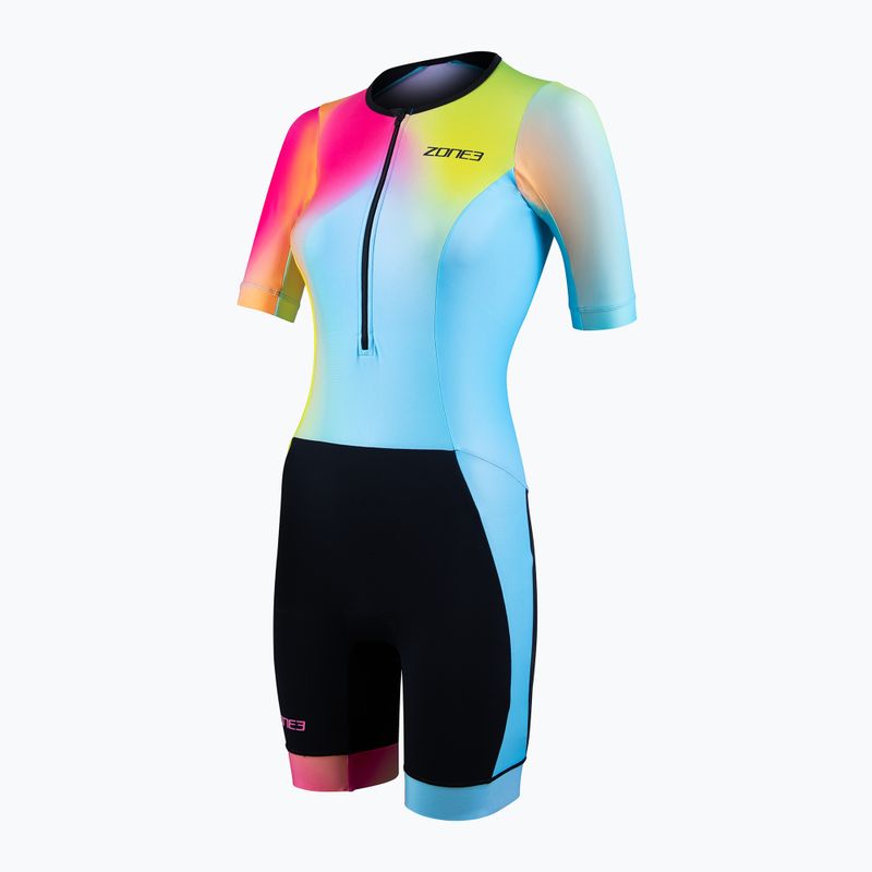 Дамски костюм за триатлон ZONE3 Activate+ Trisuit neon/black