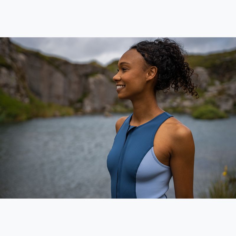 Дамски неопренов костюм за плуване ZONE3 Yulex Sleeveless multi blue/white 9