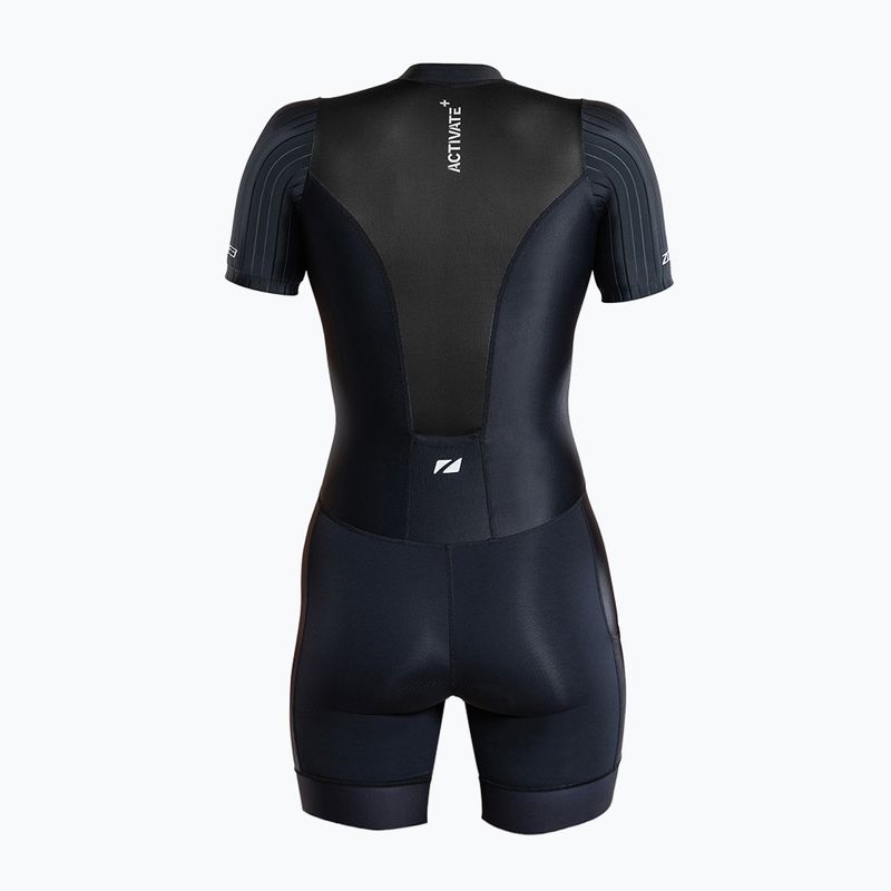 Дамски гащеризон за триатлон ZONE3 Activate+ Trisuit black 2